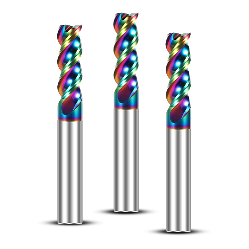 Bunte Fräser für Aluminium